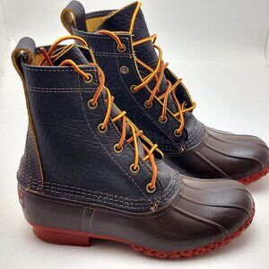 LL Bean Bison Leather Boots for Women - Size 7